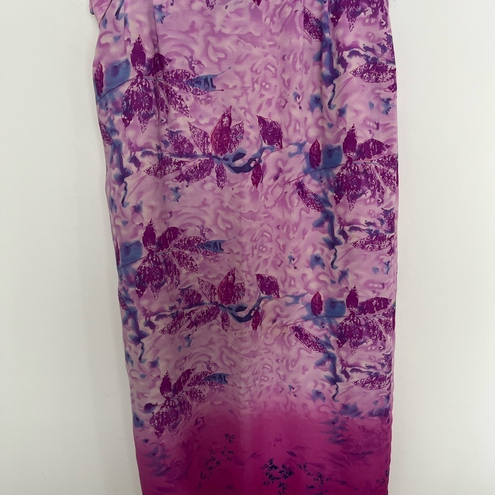 nygärd Collection Pink skirt Wrap bow floral patterns SZ 16 - Picture 5 of 8